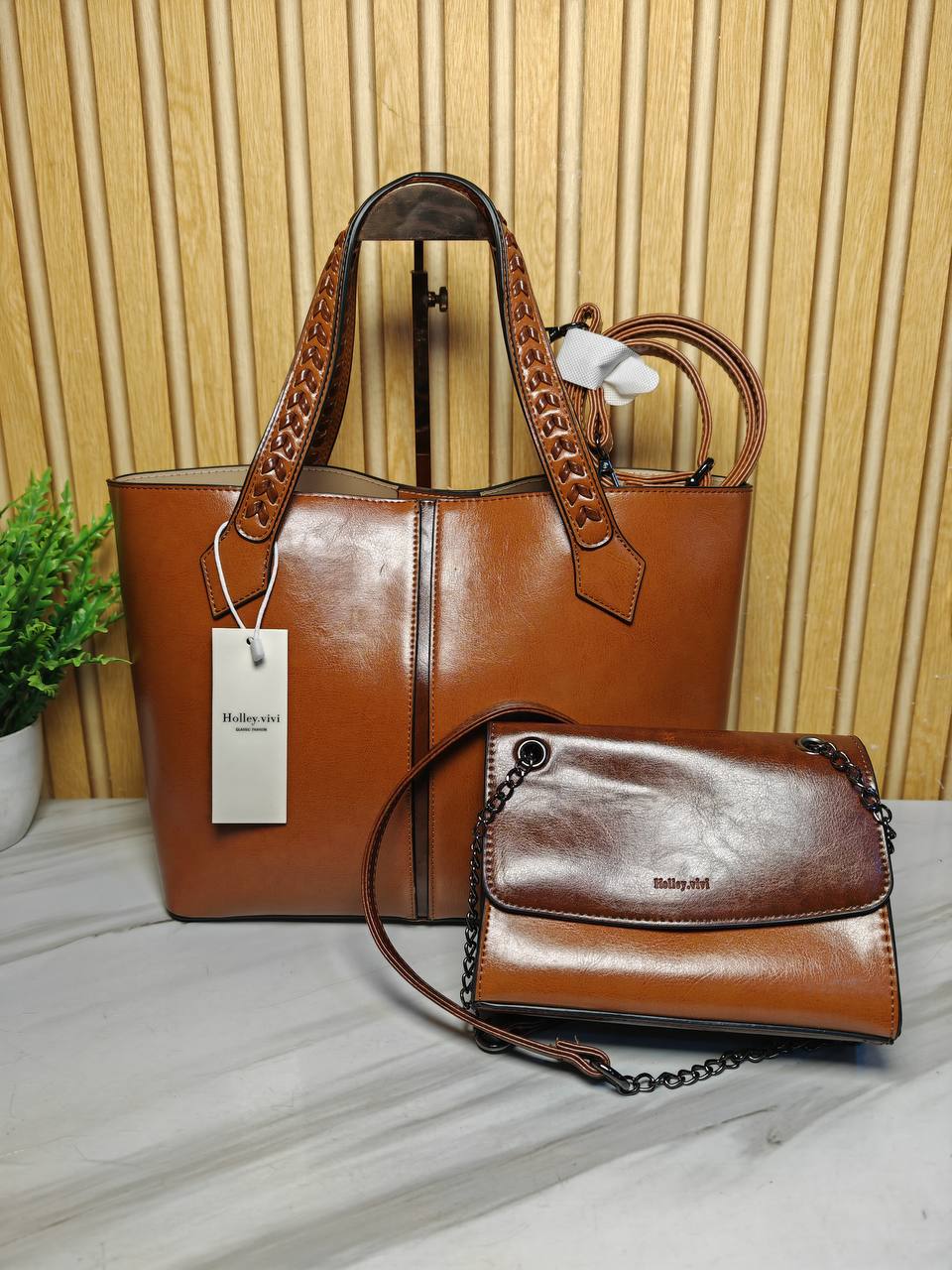 holly vivi handbag 1137 - brown - Thumbnail 2