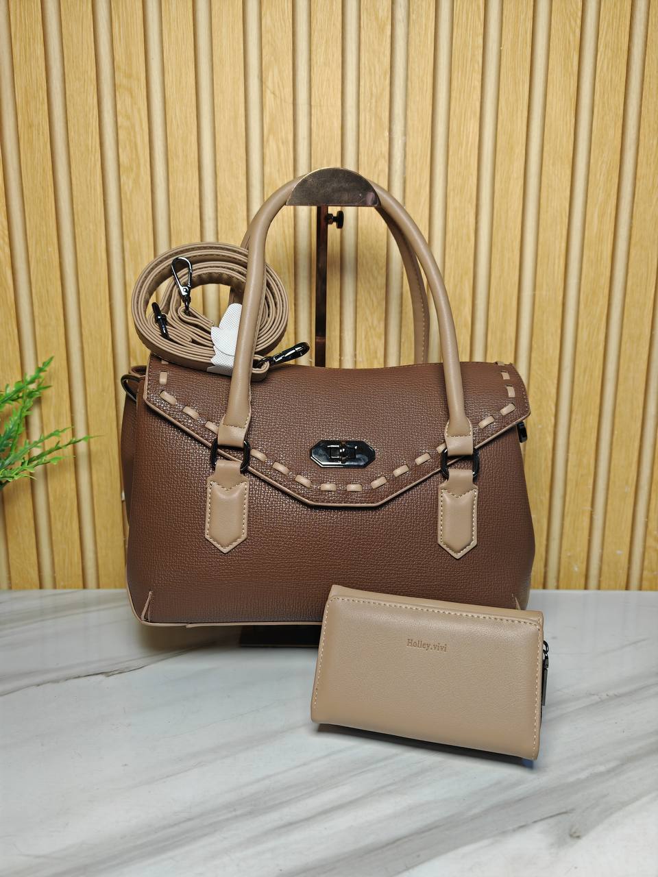 holly vivi handbag 1171 - coffee