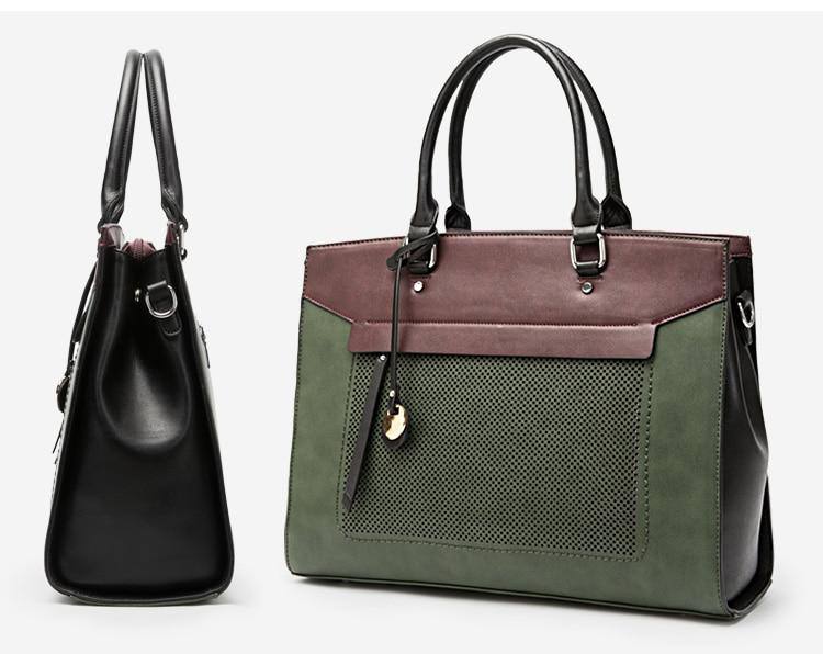 classic kinmac laptop handbag - green - Thumbnail 2