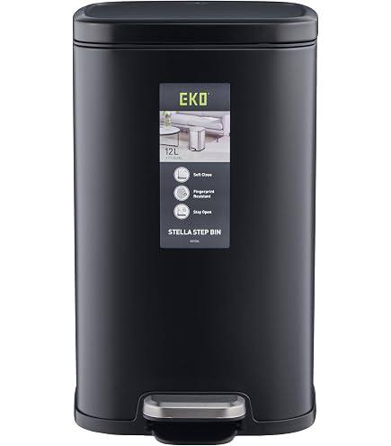 12lt metal trash bin