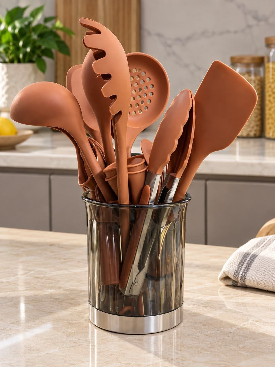 cookstyle silicon spoon set