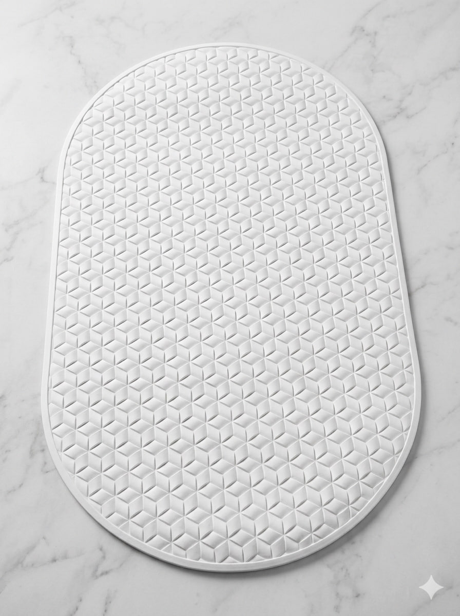 white oval