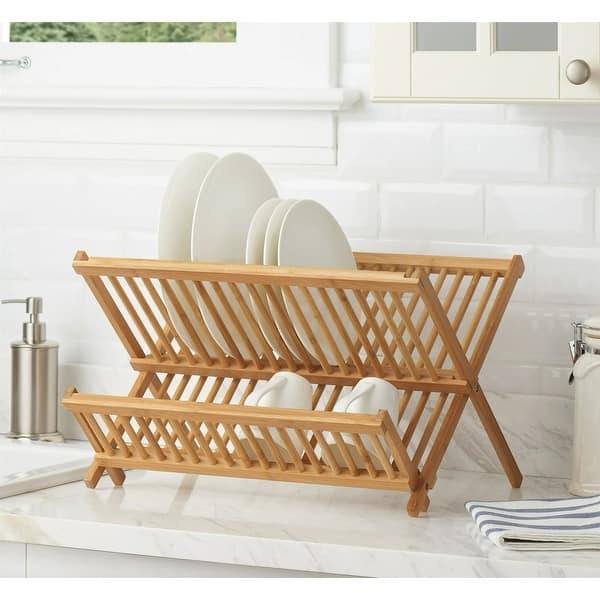 new arrival dish rack with wood