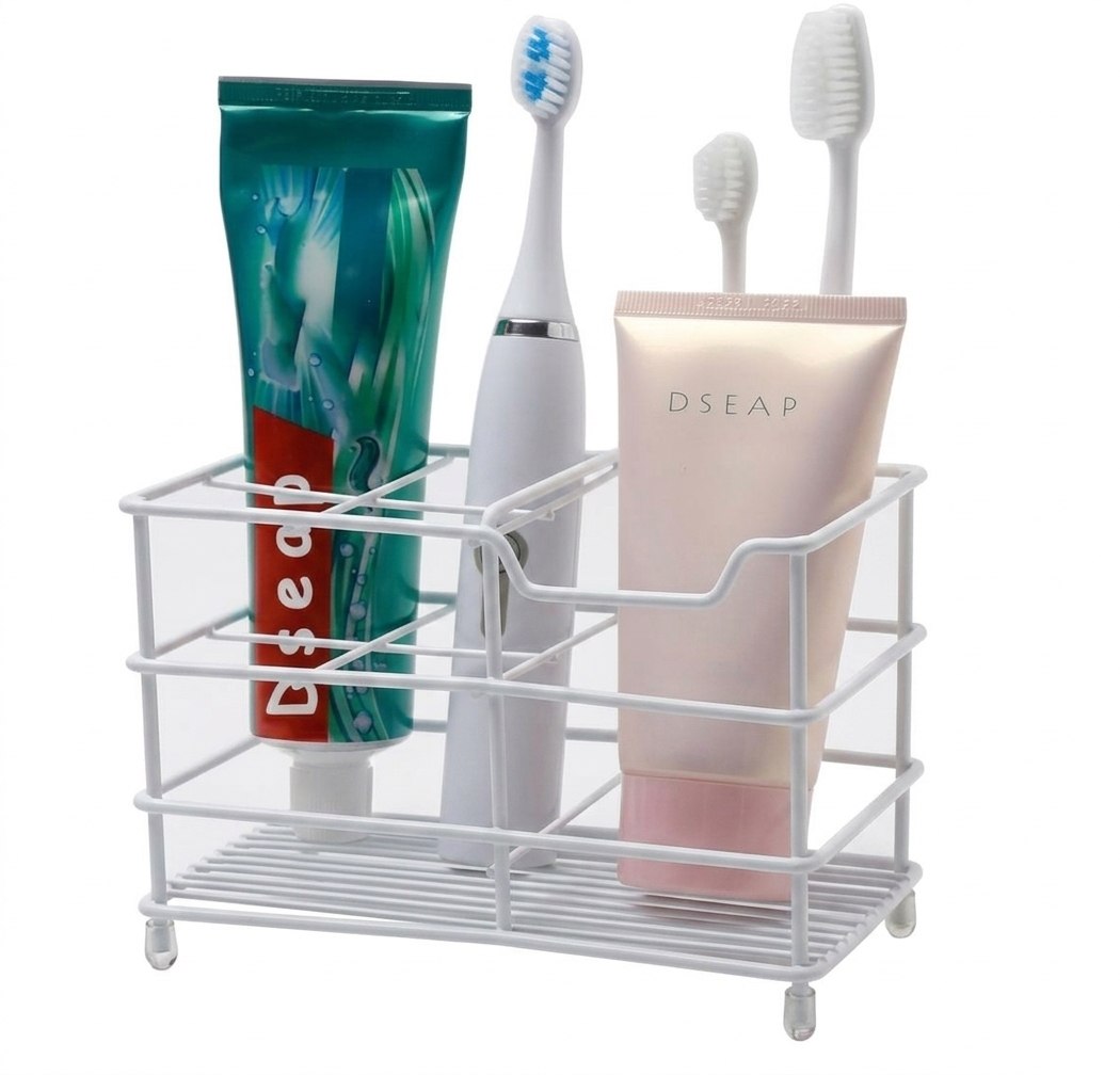 metal toothbrush holder