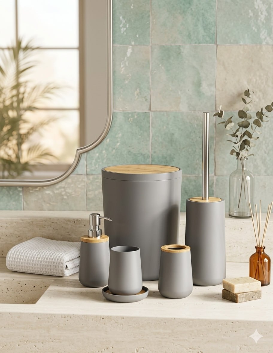 iisdoo metal bathroom set - Thumbnail 3