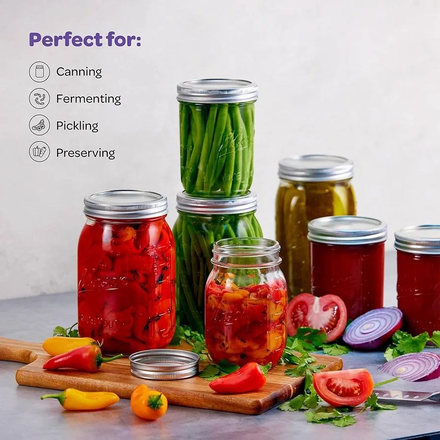 sewanta glass mason jars