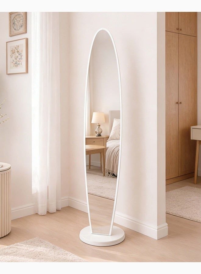 oval standing mirror