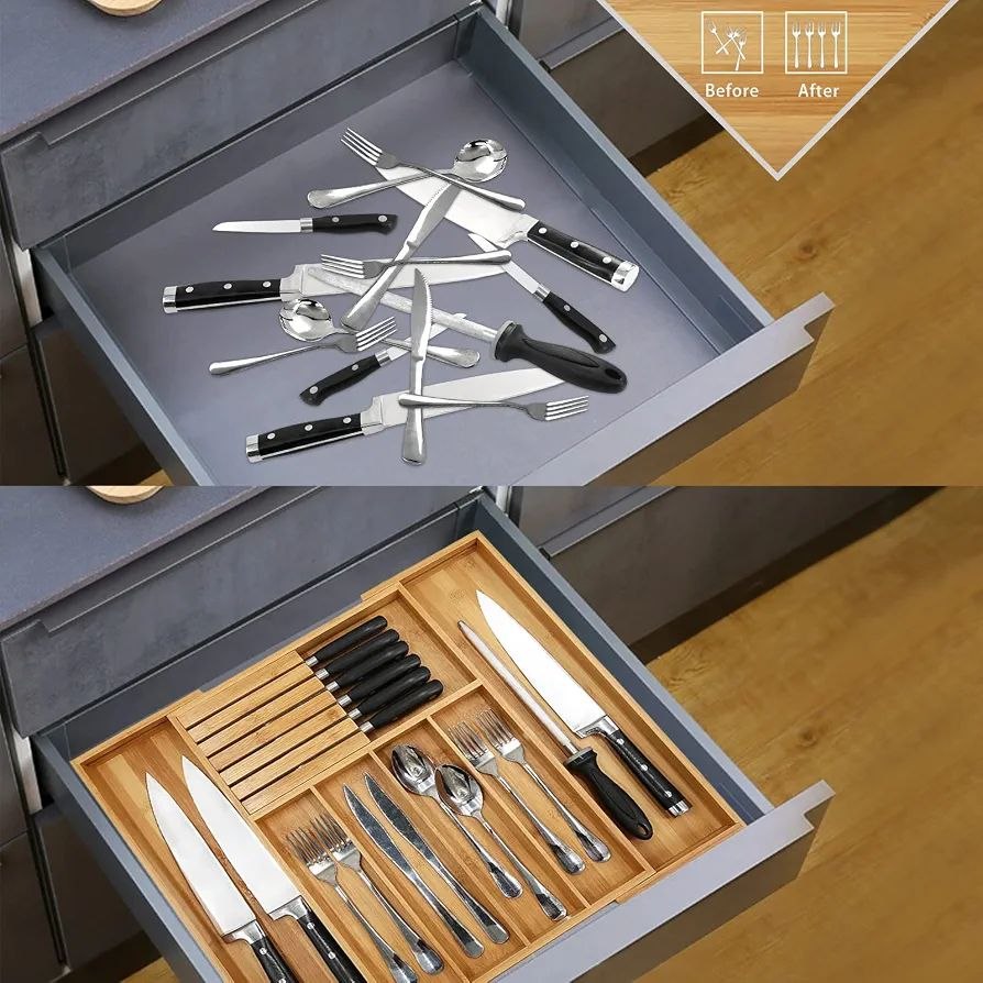 expandable cutlery organizer  - Thumbnail 3