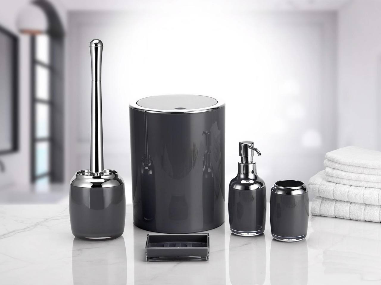ha 174 5 pcs bathroom set