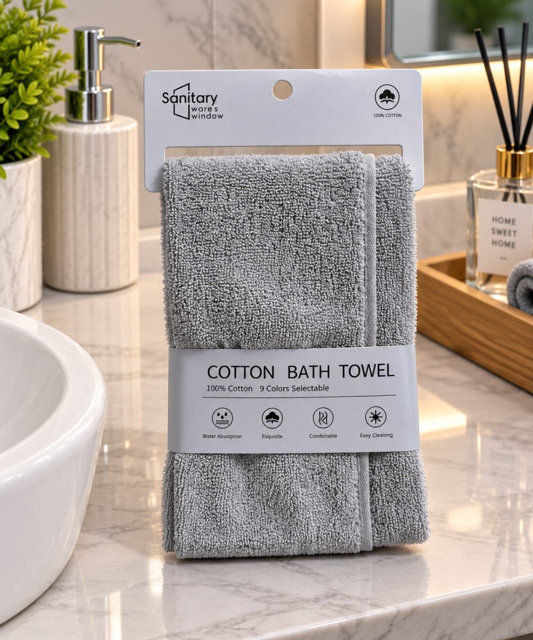 sanitary ware hand towel - Thumbnail 3