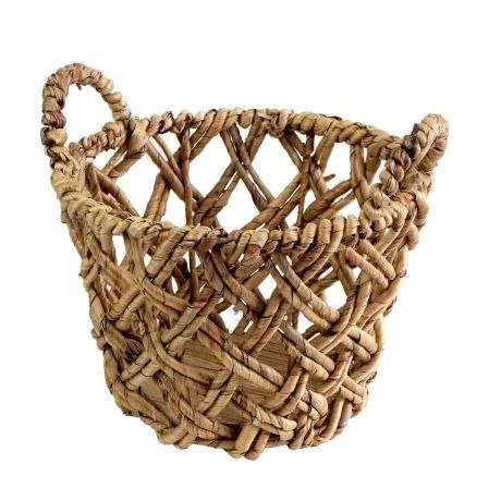 single rafia basket