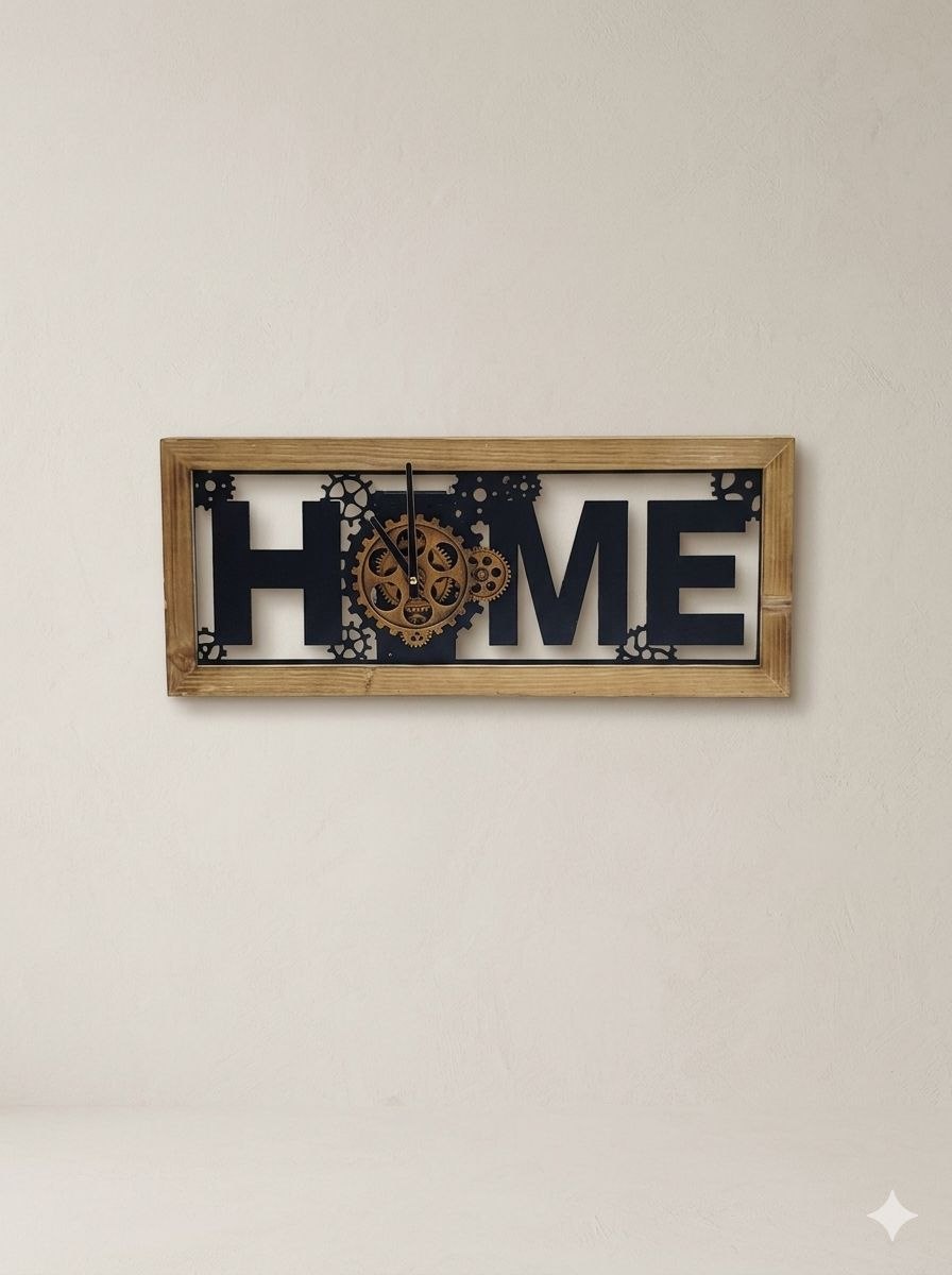 home wooden clock