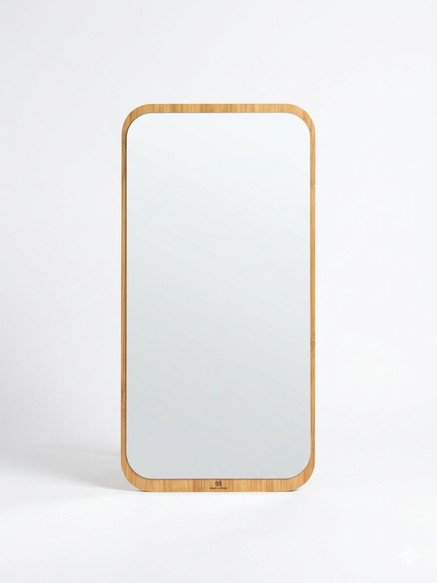 wooden mirror