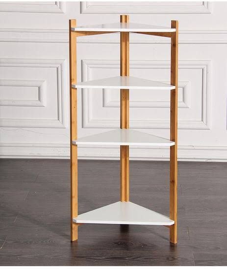 lile 4 step wooden corner caddy