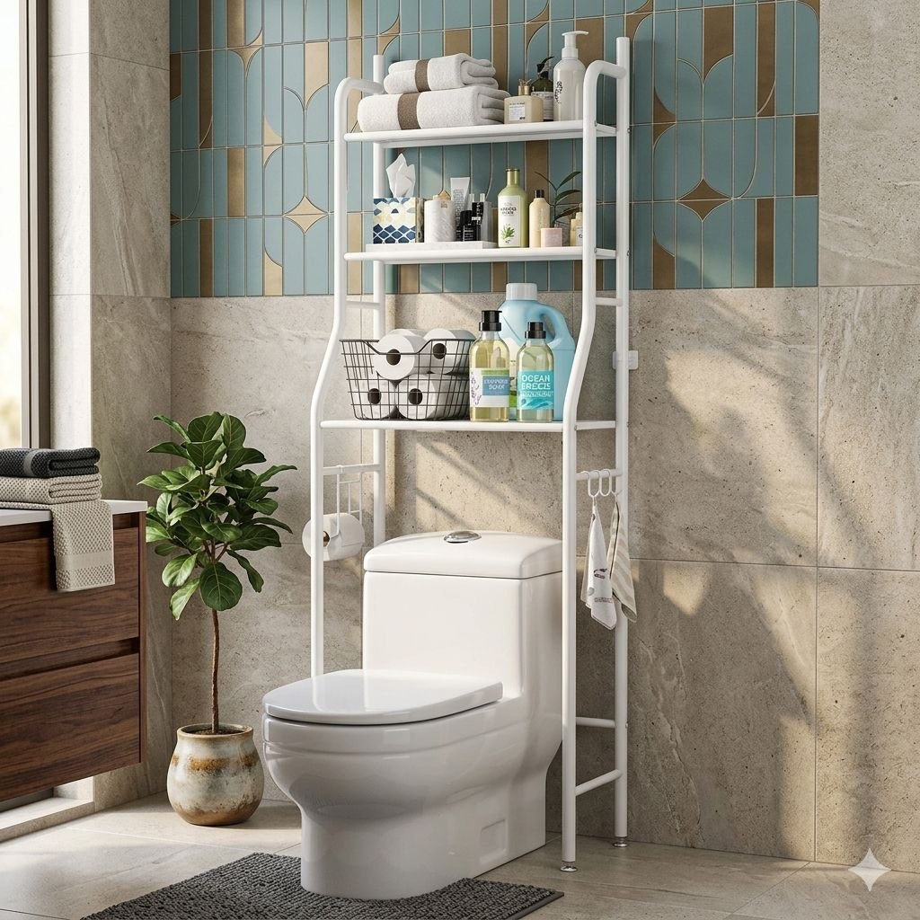 laundry / toilet rack