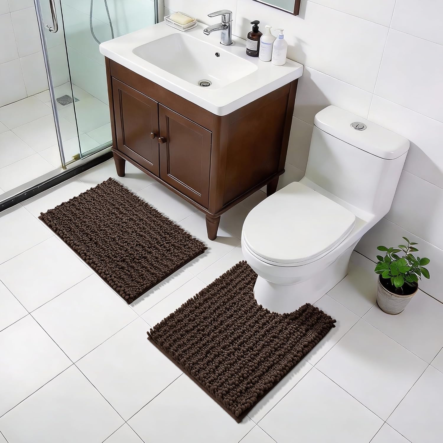 style sanctuary 2 in 1 bath mat
