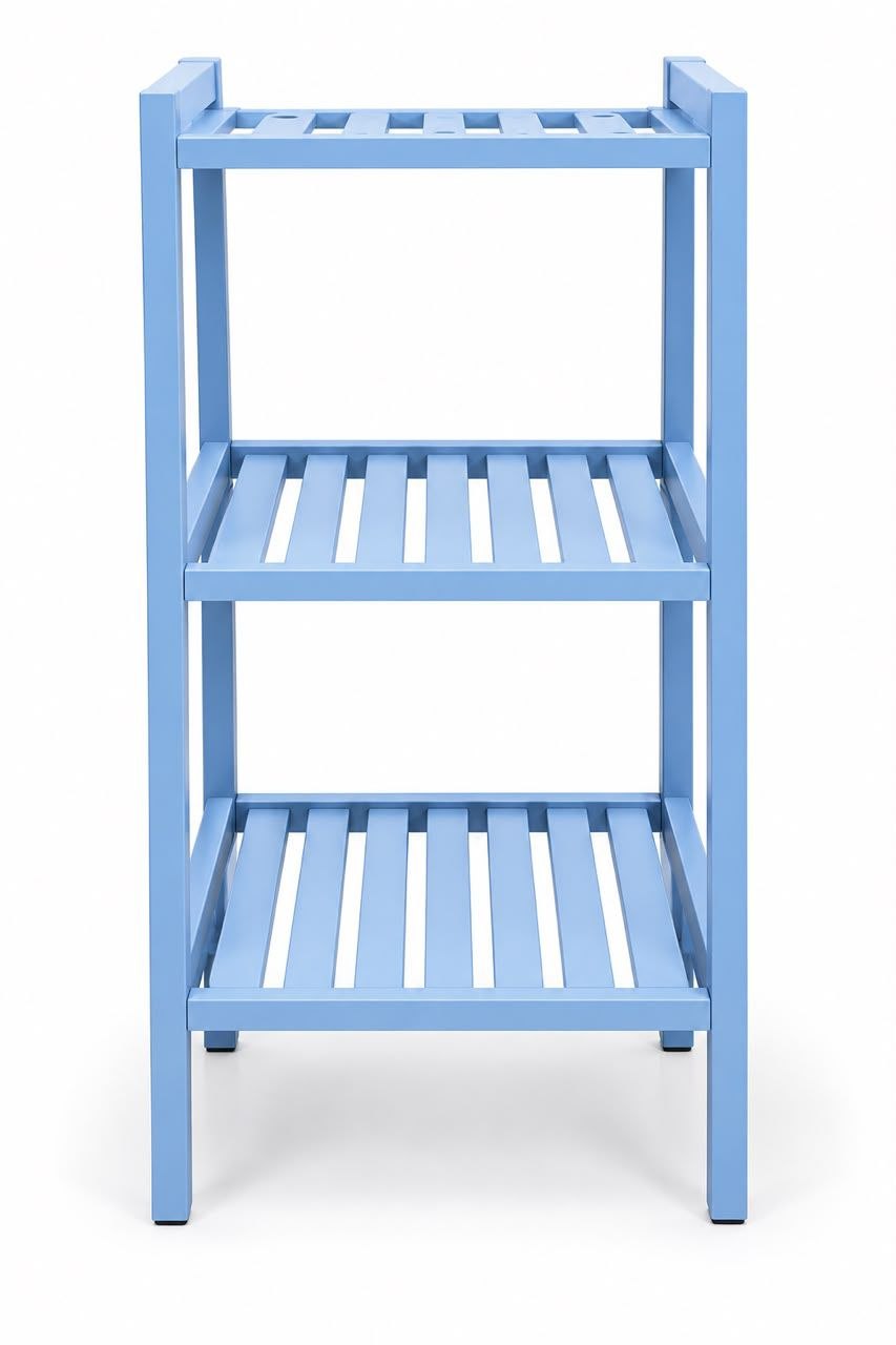 3 step wooden organizer