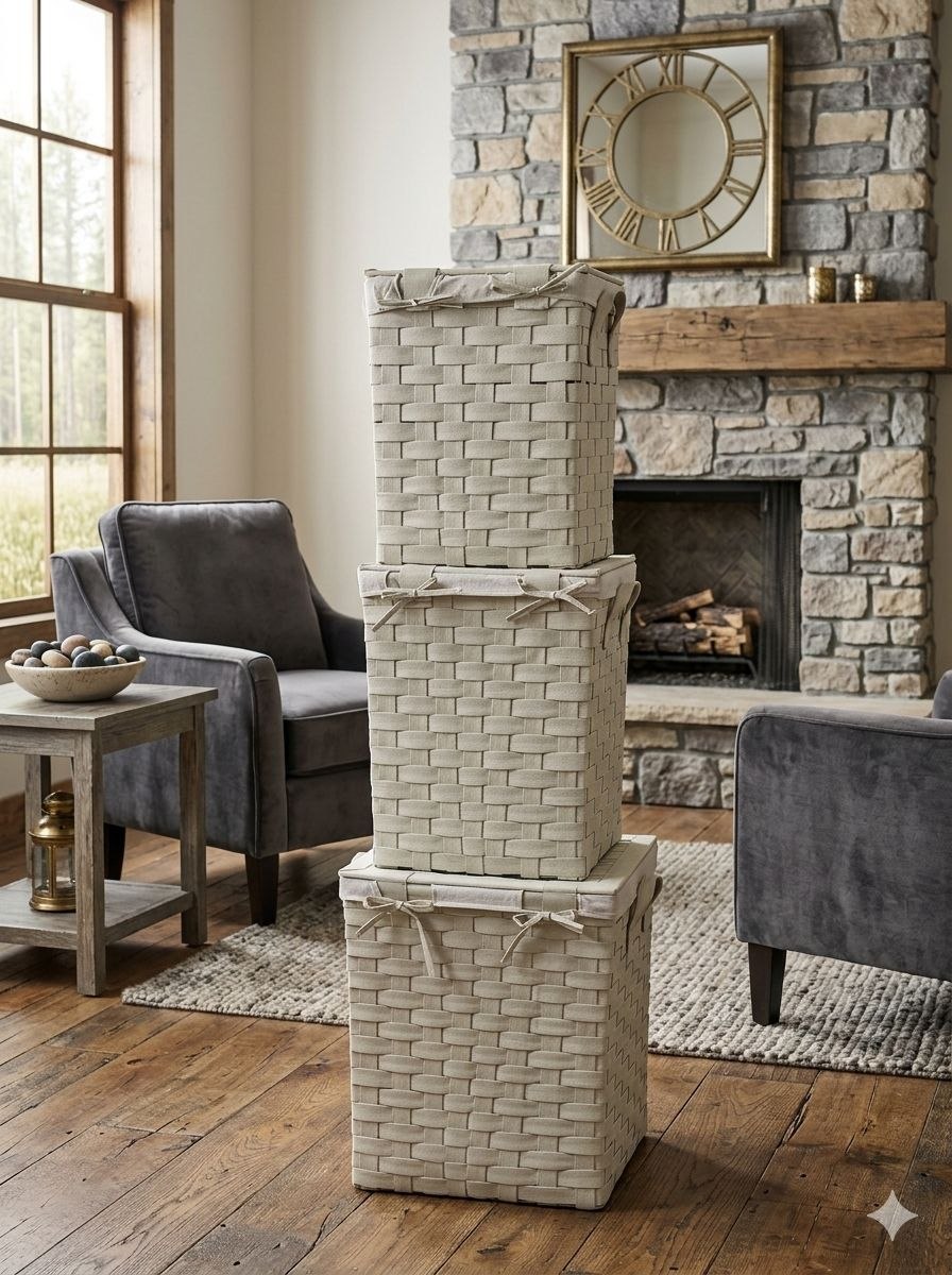 3 in 1 knitted laundry set