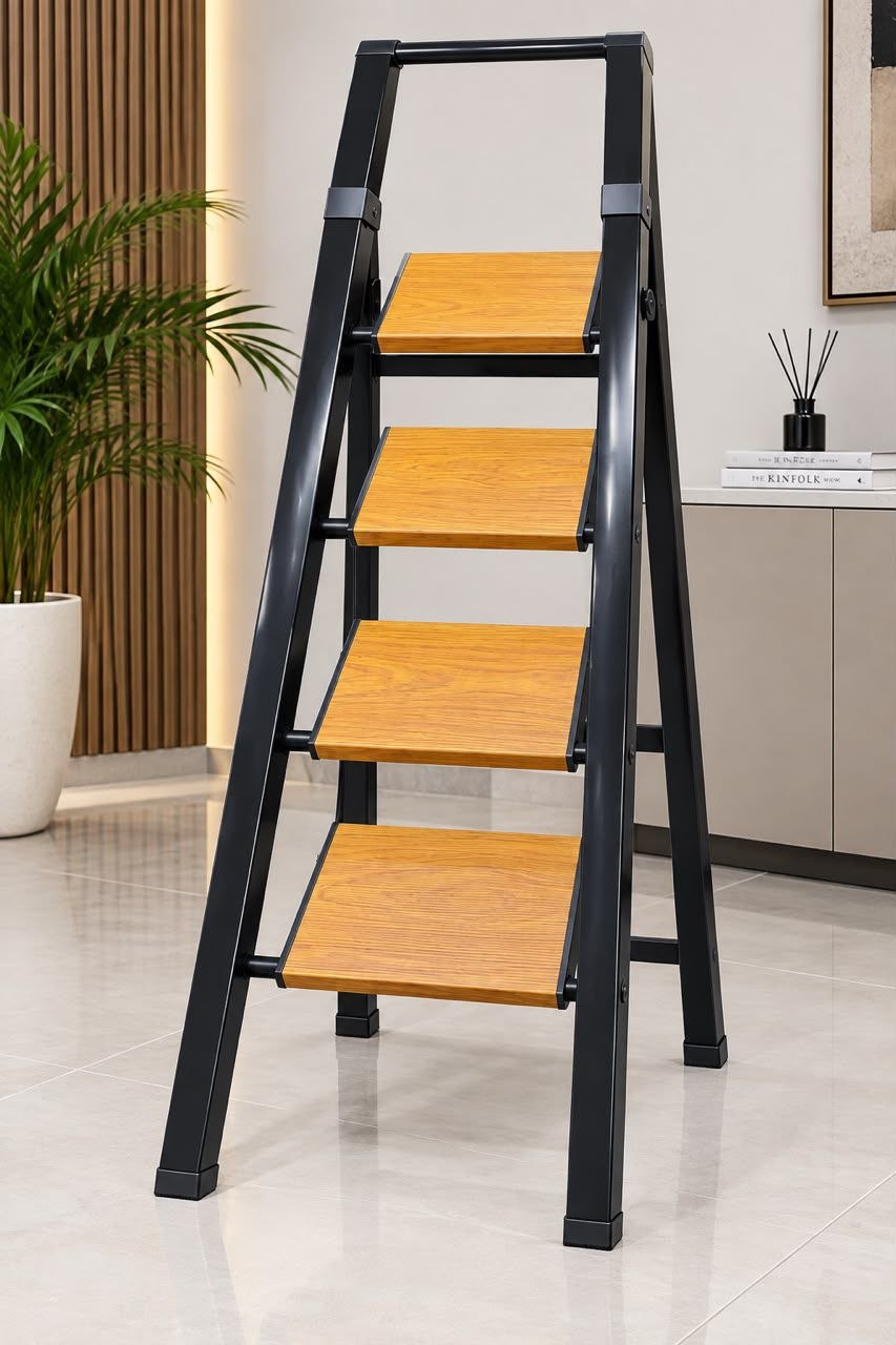 4 step luxury ladder with grip