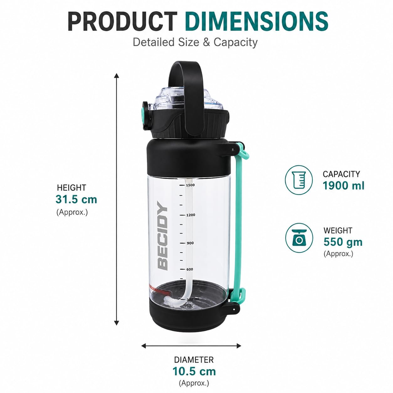 1900ml