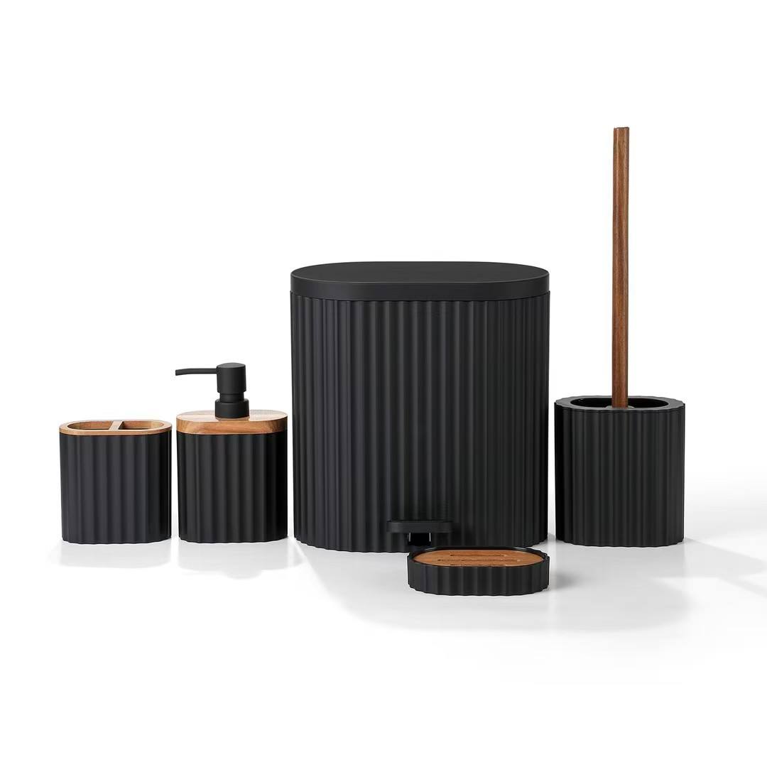 kl 9597 oval straight line bathroom set