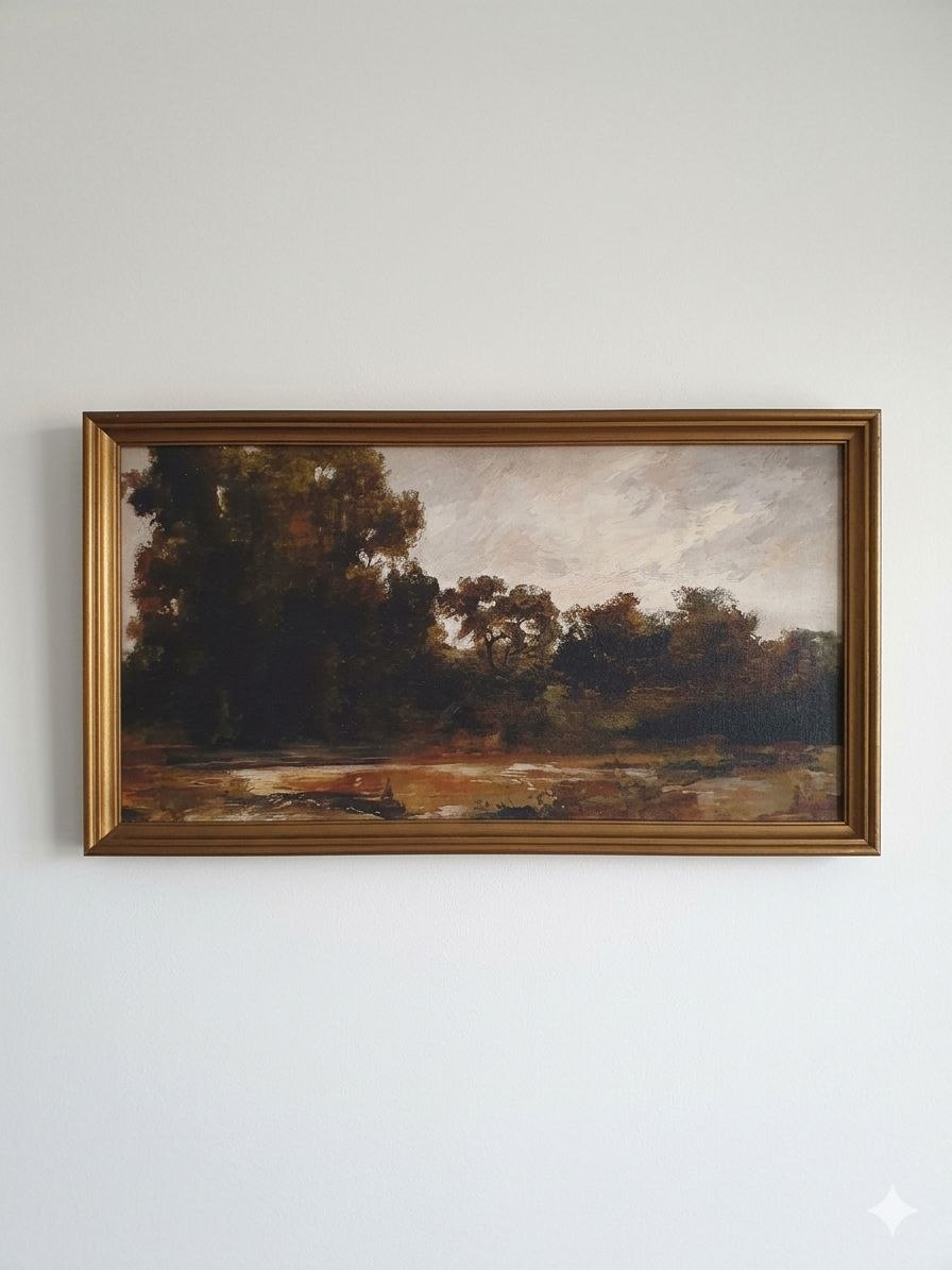 rectangular glass and wooden frames
