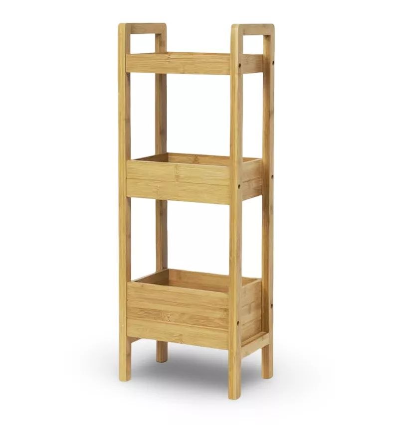 bathlux 3 step wooden caddy - Thumbnail 2