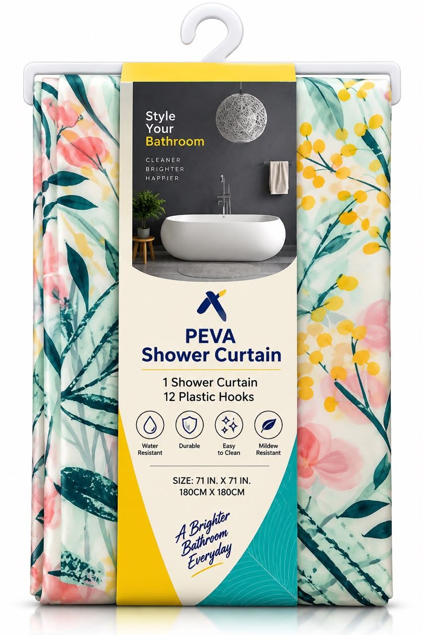 peva shower curtain - Thumbnail 3