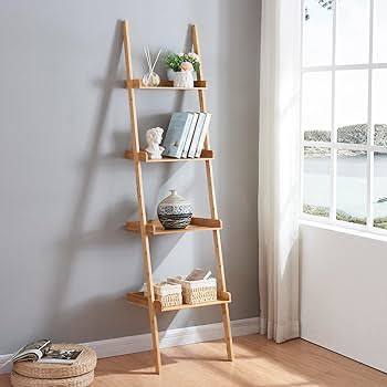 4 step wooden bathroom caddy
