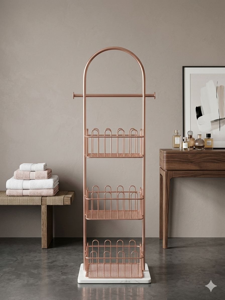 metal bathroom shelve - Thumbnail 3