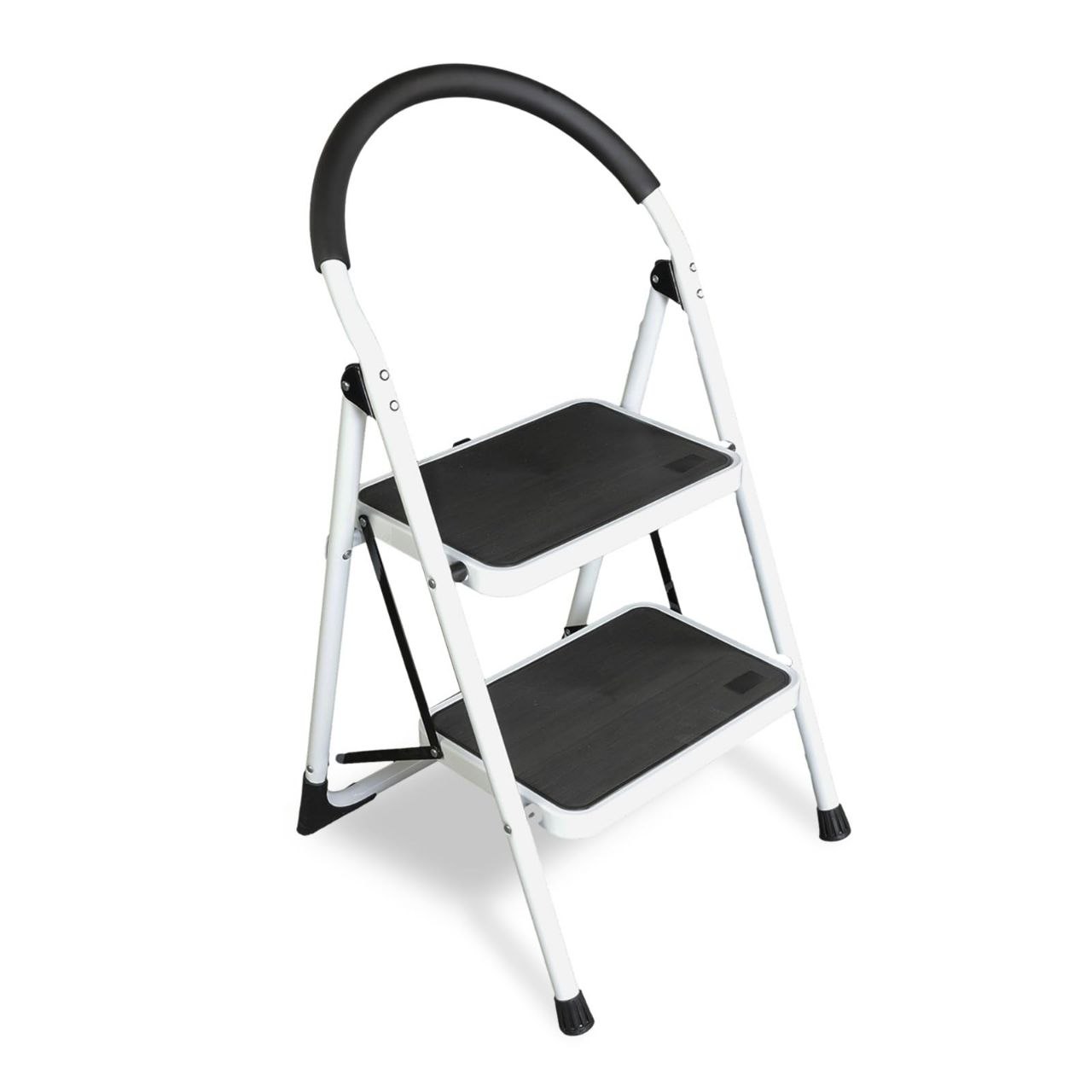 2 step workzone ladder with grip