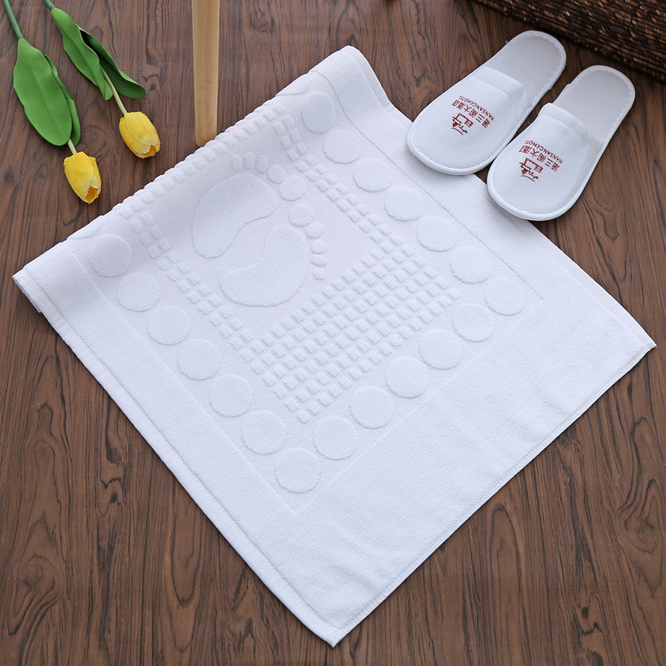 foot print towel mat