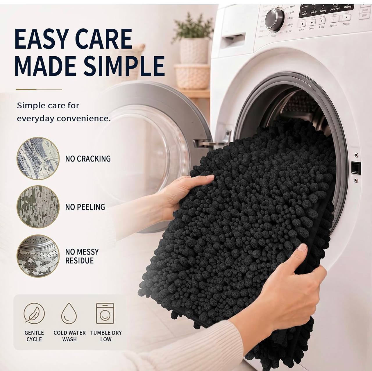 style sanctuary 2 in 1 bath mat - Thumbnail 3