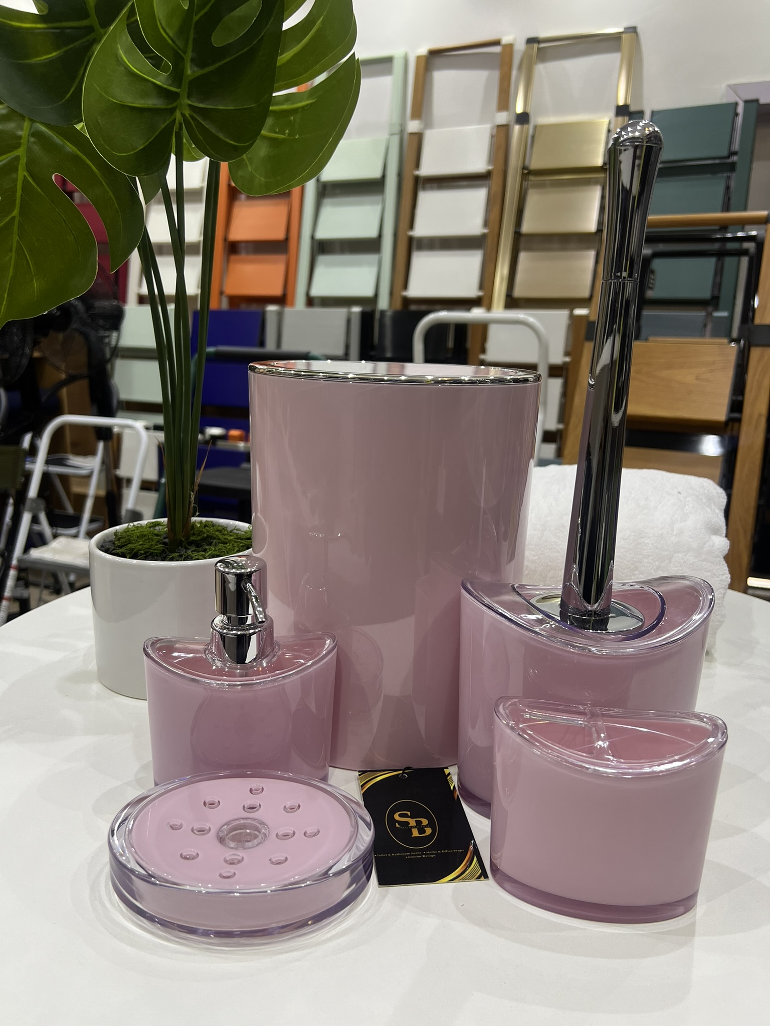 ha 131 5 pcs bathroom set