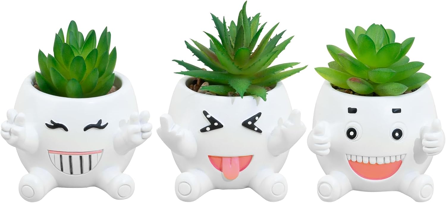 character flower vase