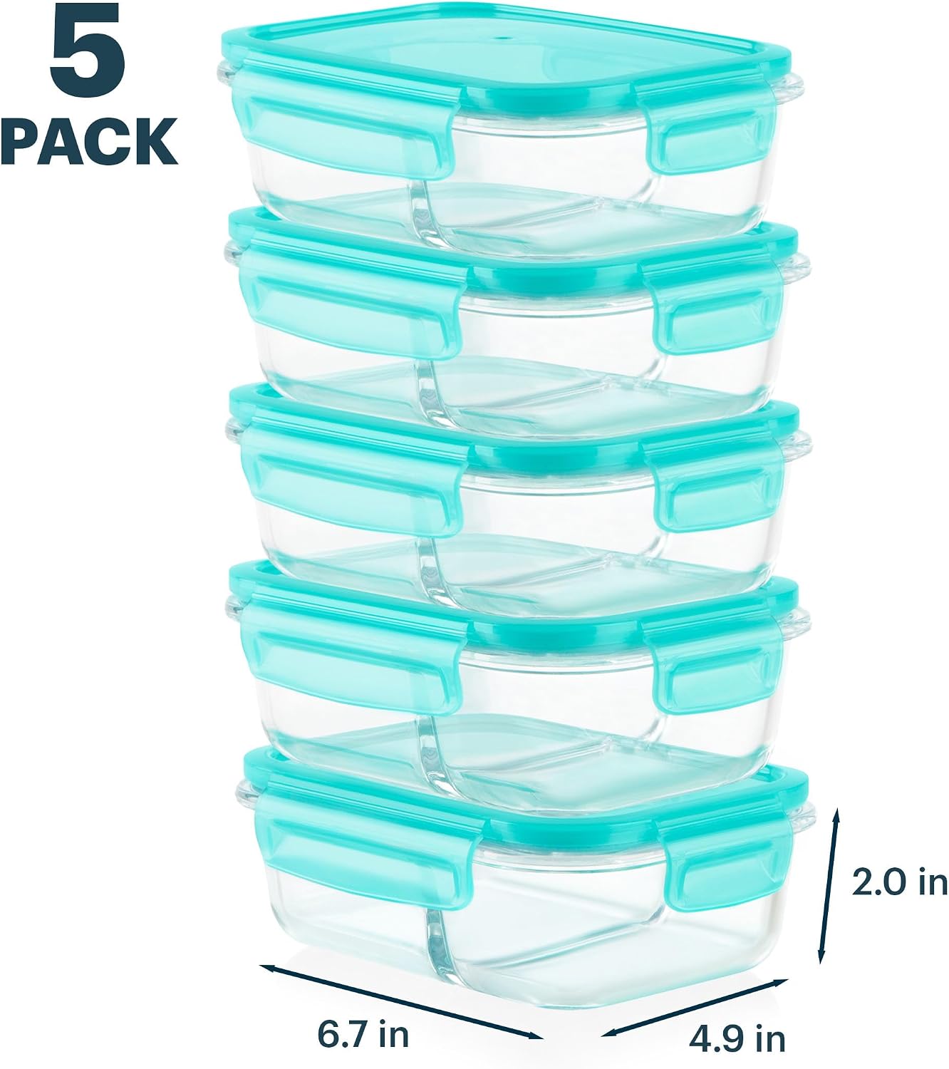 pyrex glass bowl set - Thumbnail 3