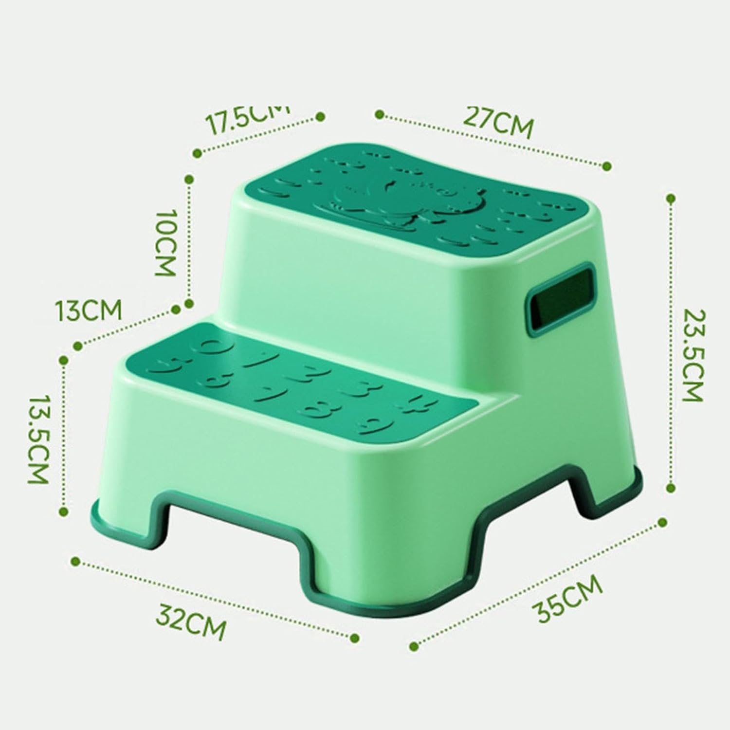 numbered step stool - Thumbnail 2