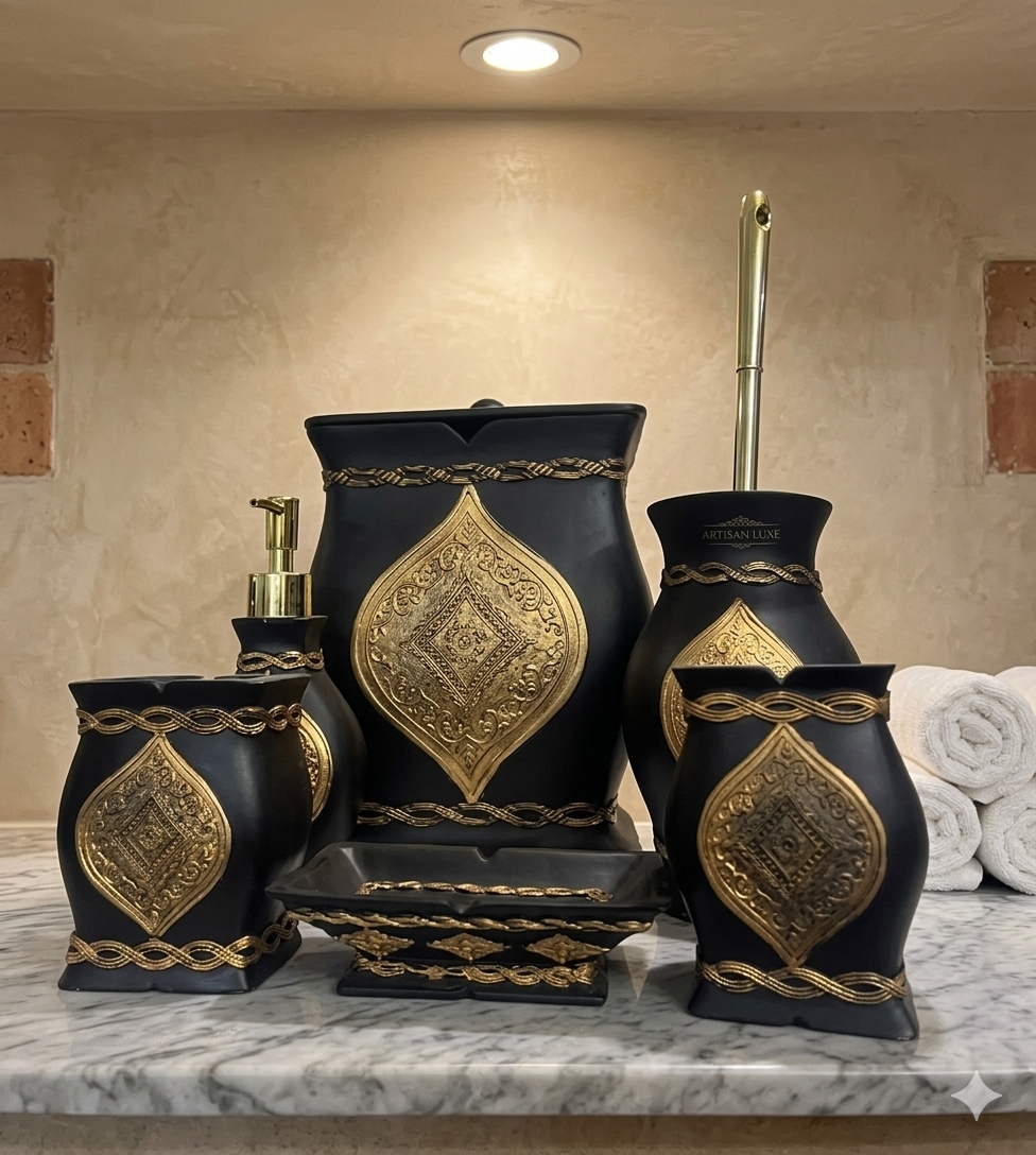 SQUARE BLACK AND GOLD