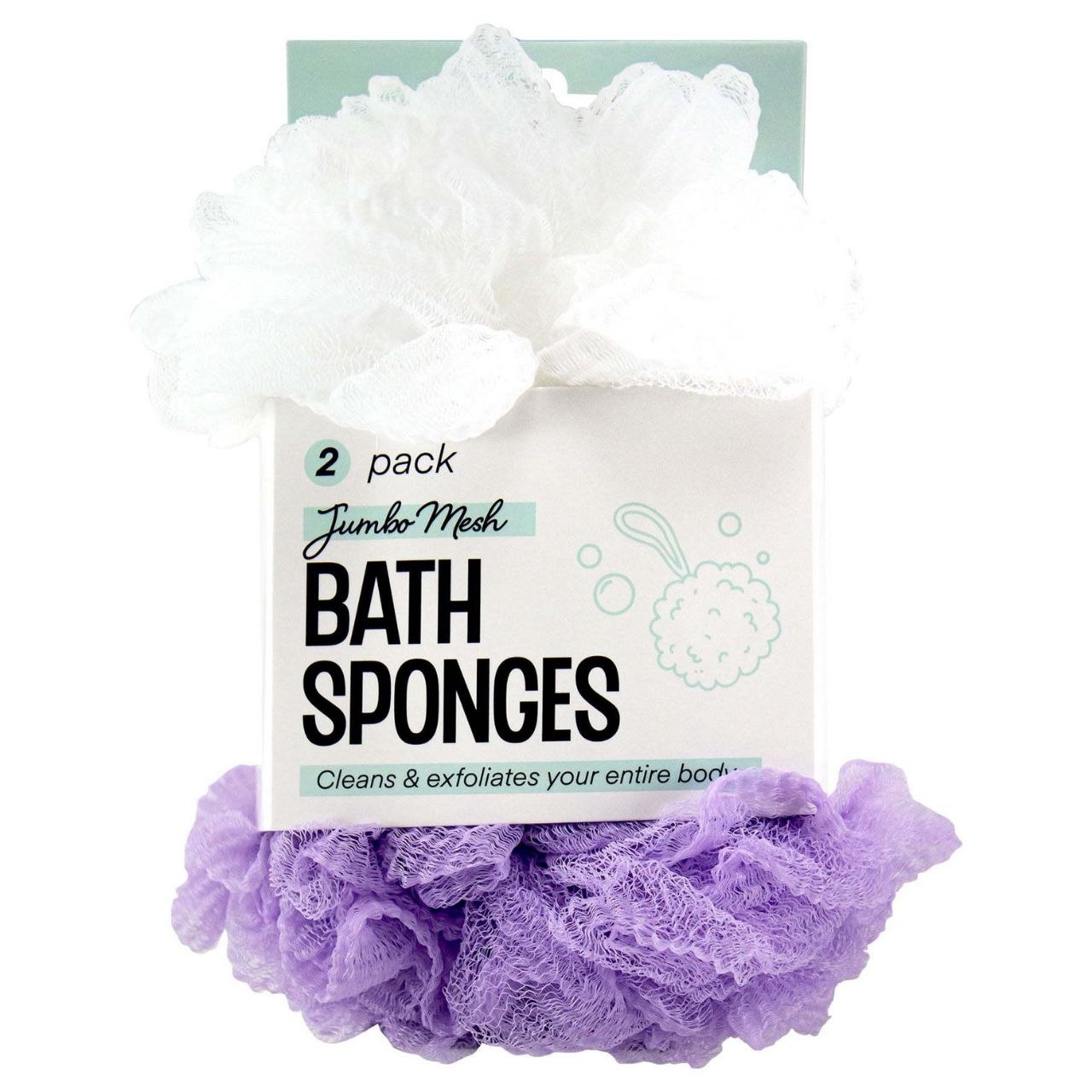 jumbo bath mesh sponge