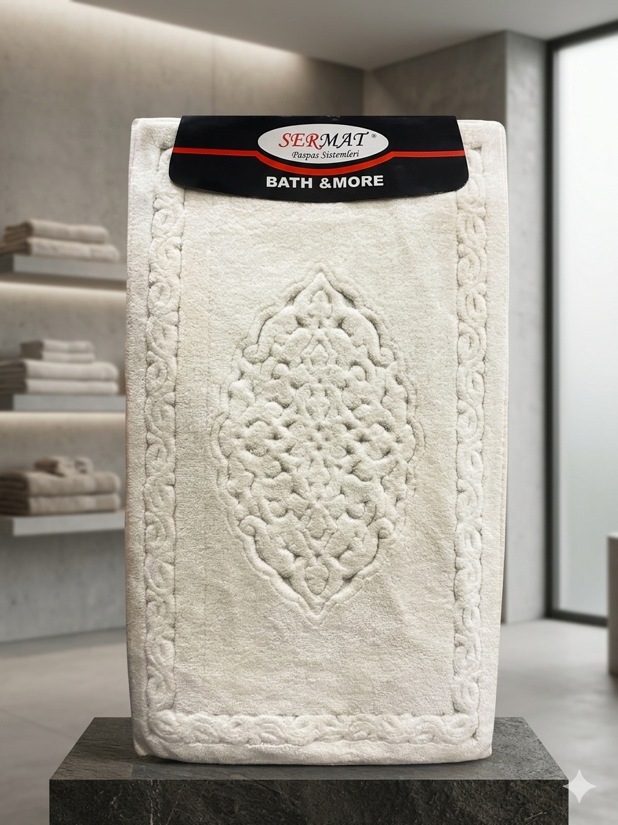 CREAM PLAIN SERMAT MAT