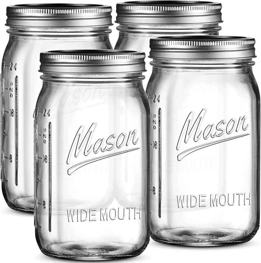 sewanta glass mason jars