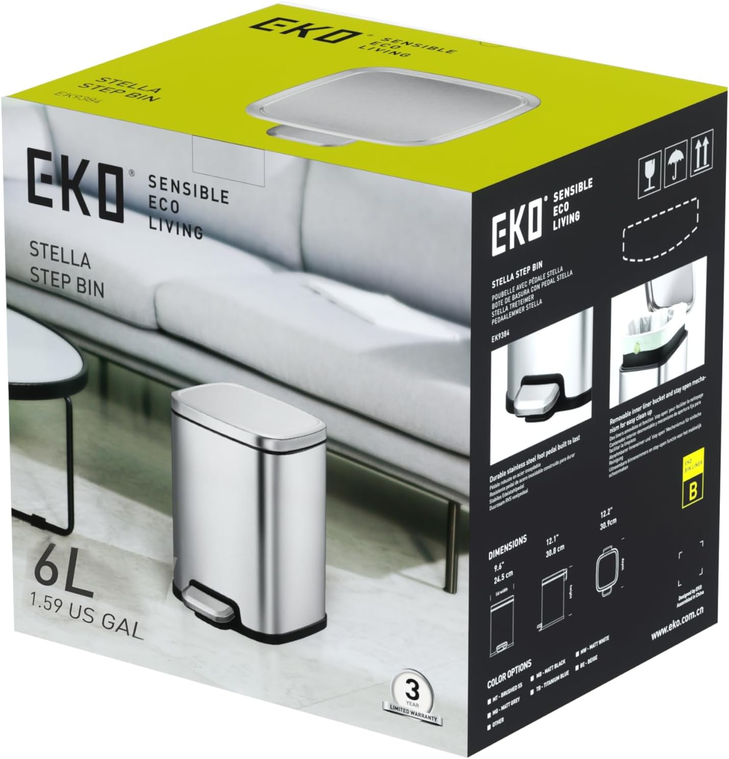6lt eko step bin - Thumbnail 2