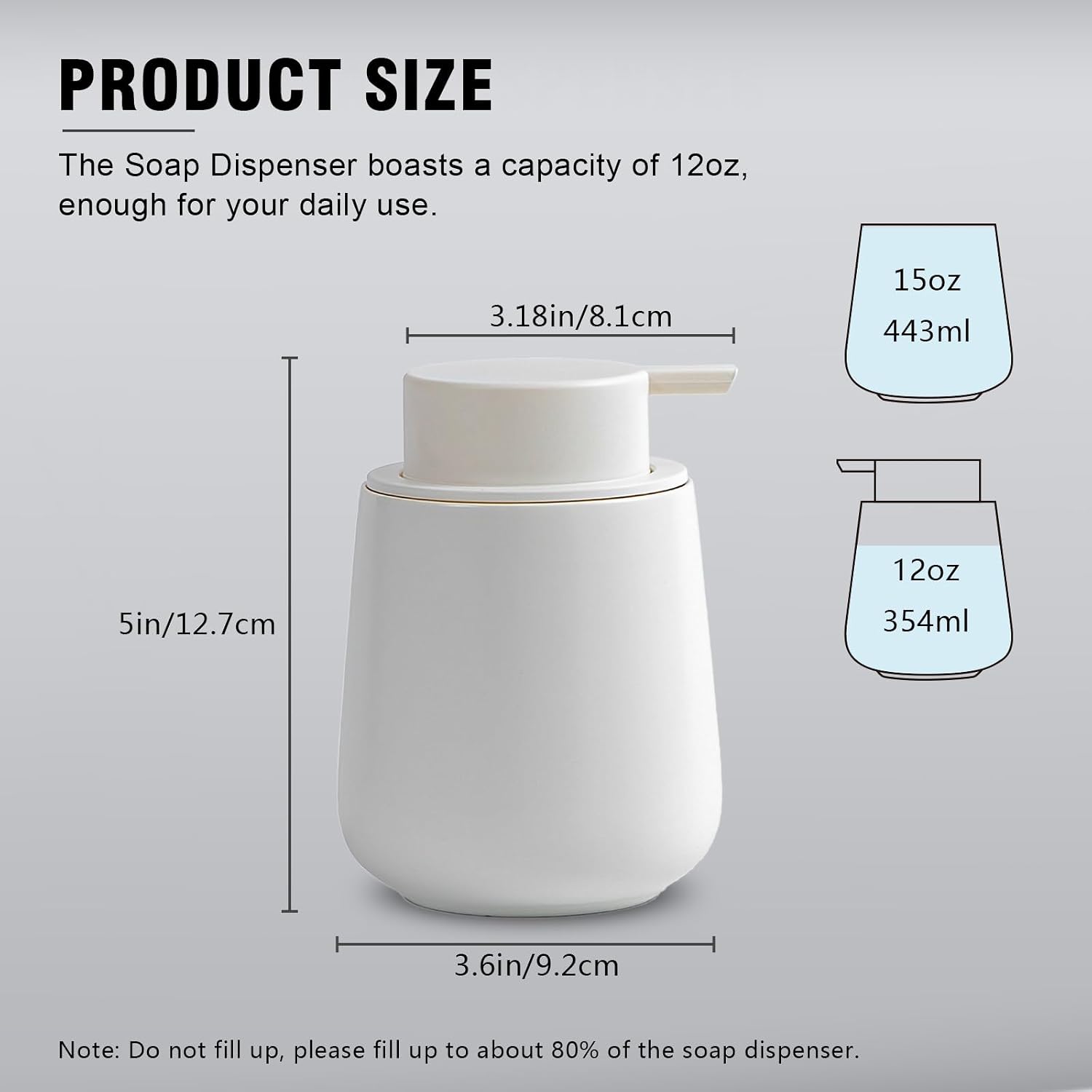 rounded base home and fun soap dispenser