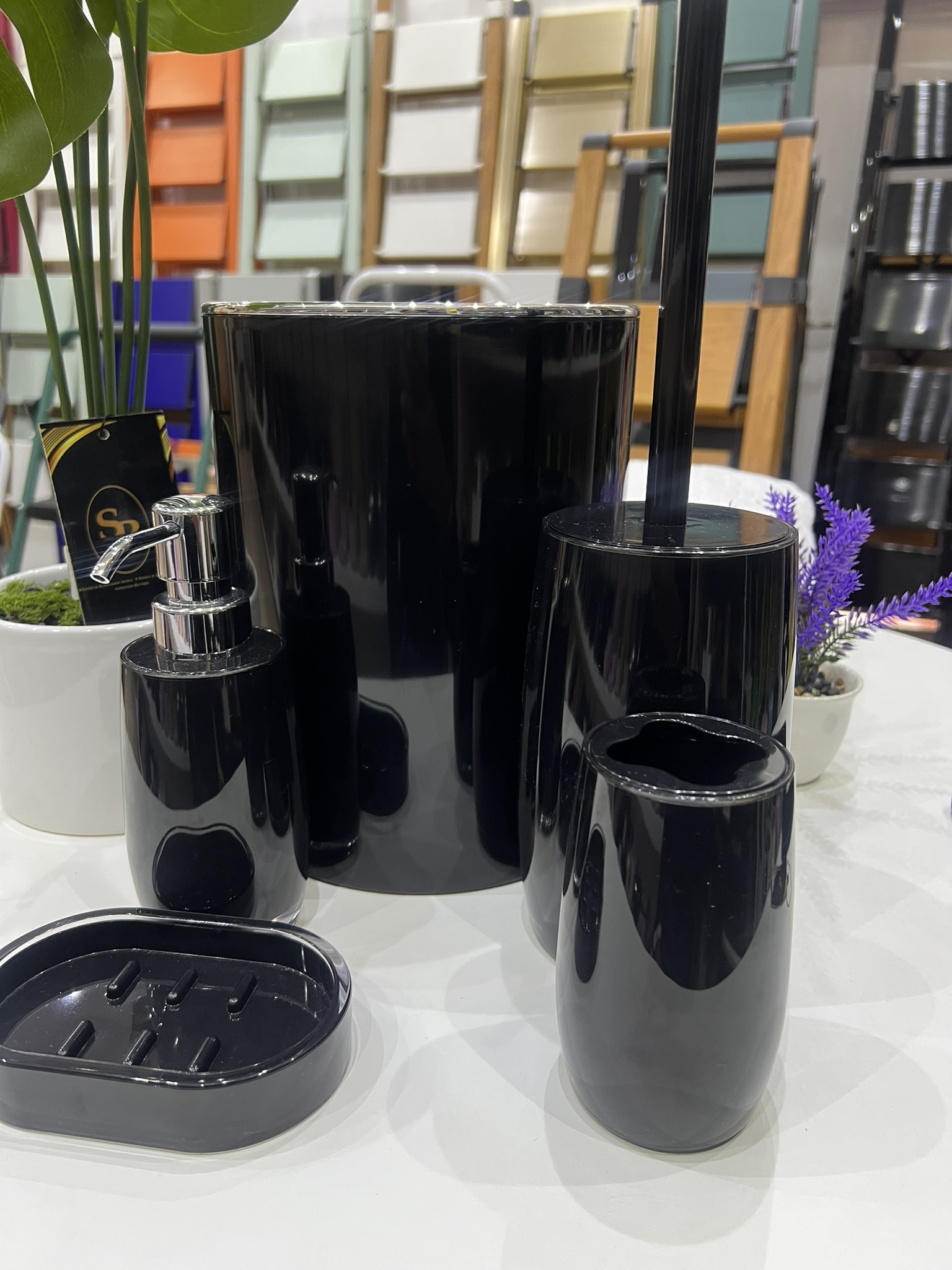 ha 276 5 pcs bathroom set