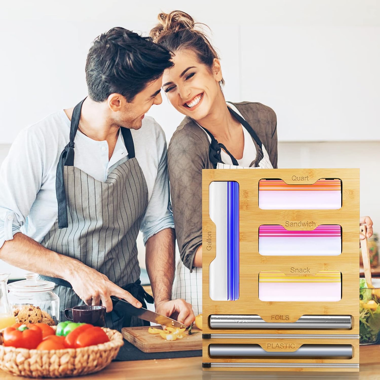 srebay 6 in 1 kitchen organizer - Thumbnail 5