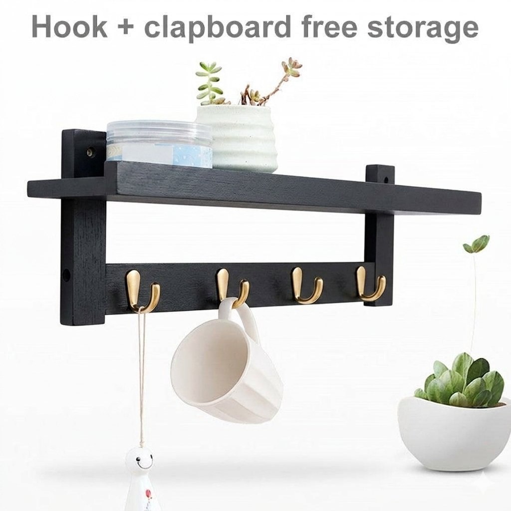 4 hook your wood cloth rack - Thumbnail 2
