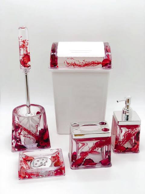 petals bathroom set