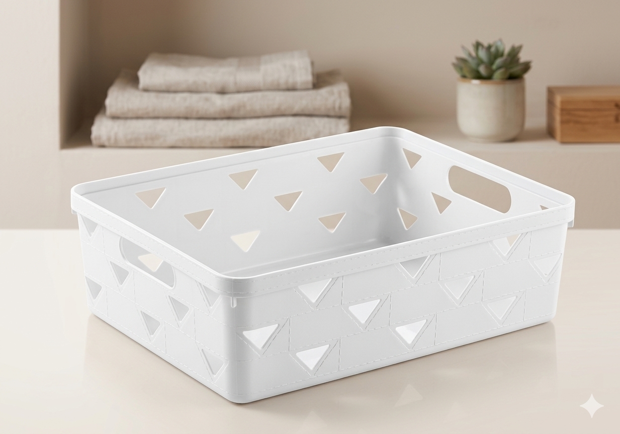 rectangular plastic caddy - Thumbnail 3