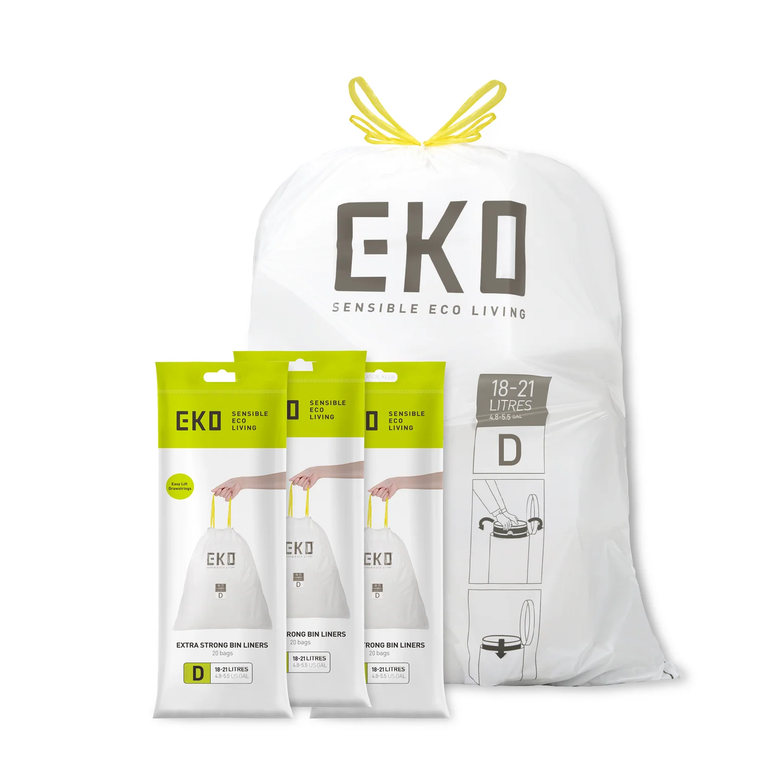 eko dustbin nylon