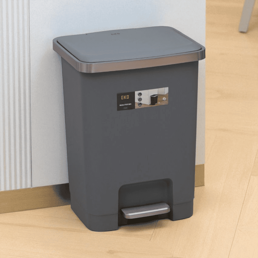 25lt eko plastic step bin - Thumbnail 2